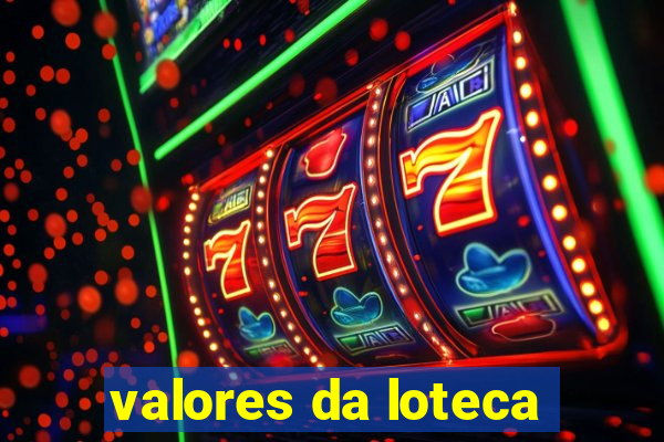 valores da loteca