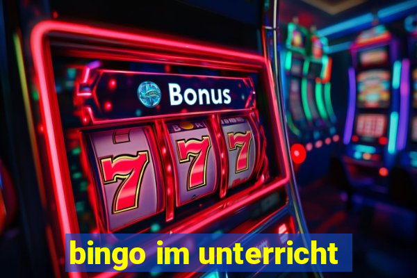 bingo im unterricht