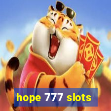 hope 777 slots