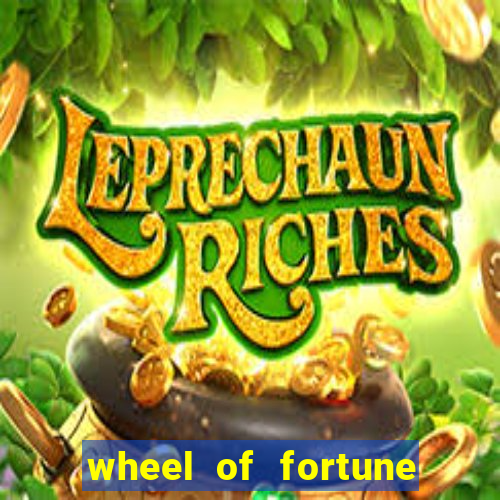 wheel of fortune casino slot