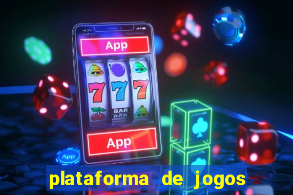 plataforma de jogos nova pagando