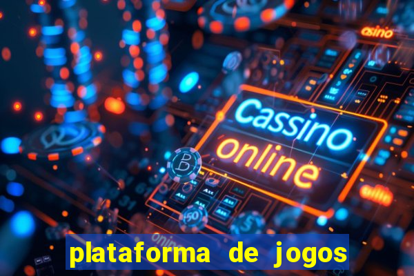 plataforma de jogos nova pagando