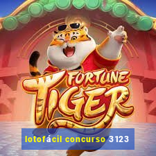 lotofácil concurso 3123