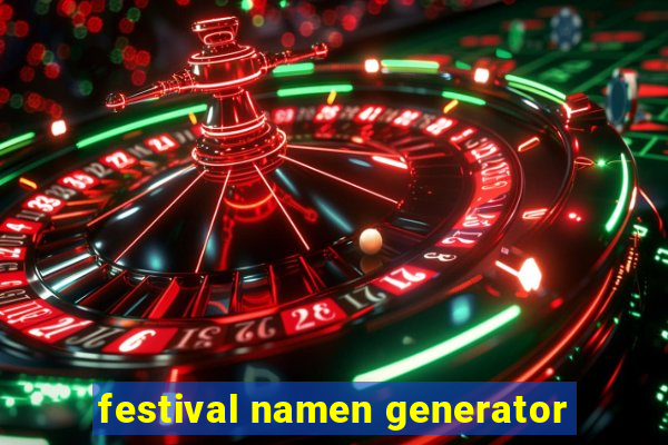 festival namen generator