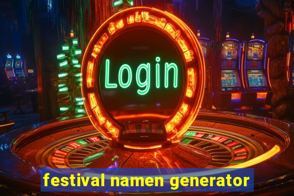 festival namen generator