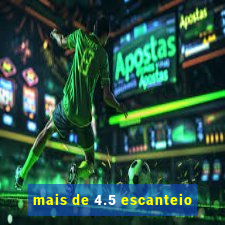 mais de 4.5 escanteio