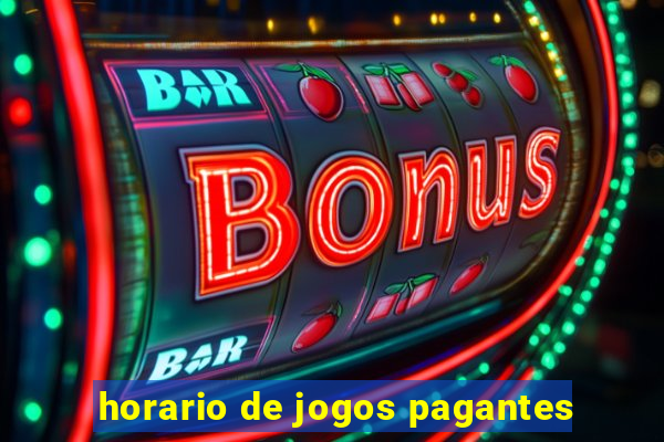 horario de jogos pagantes