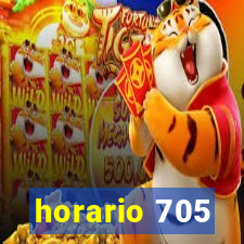 horario 705