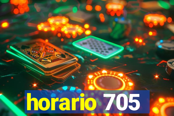 horario 705