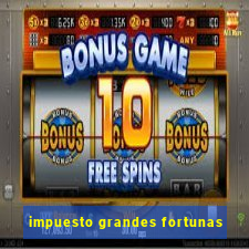 impuesto grandes fortunas