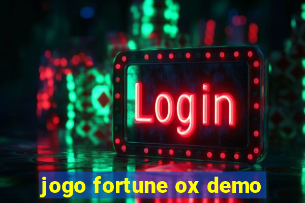 jogo fortune ox demo