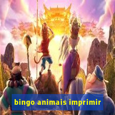 bingo animais imprimir