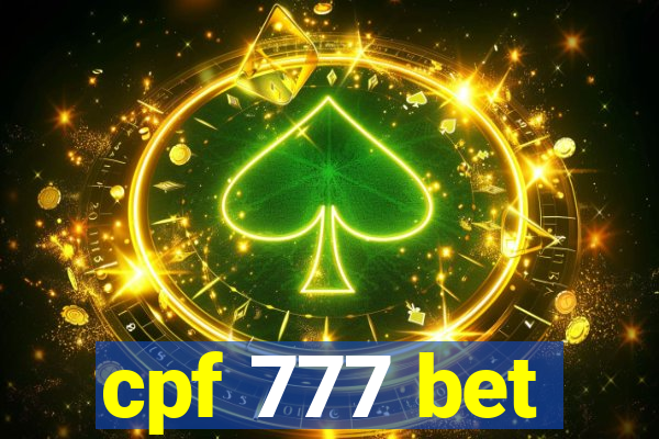 cpf 777 bet