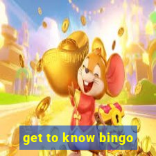 get to know bingo