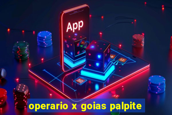 operario x goias palpite