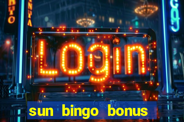 sun bingo bonus terms and conditions