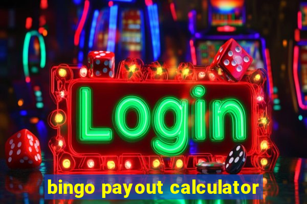 bingo payout calculator