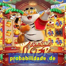 probabilidade de jogos de hoje