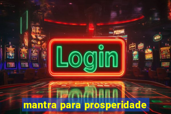 mantra para prosperidade