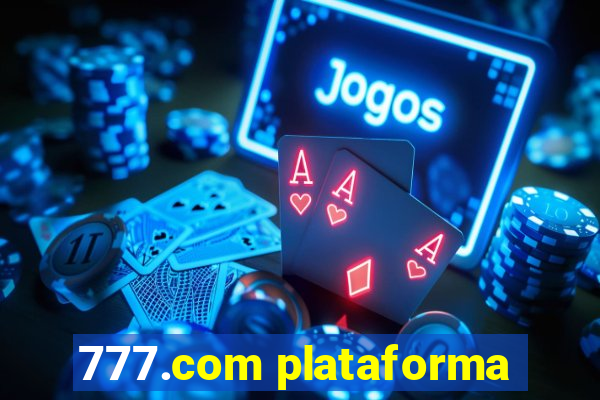 777.com plataforma