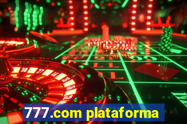 777.com plataforma