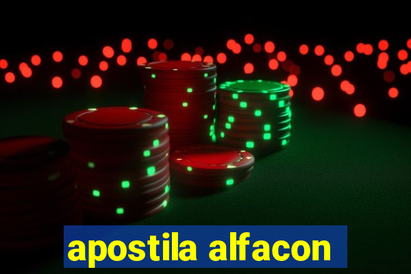 apostila alfacon