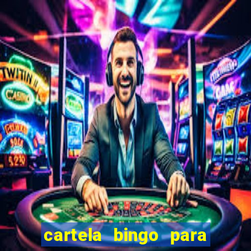 cartela bingo para cha de cozinha imprimir gratis