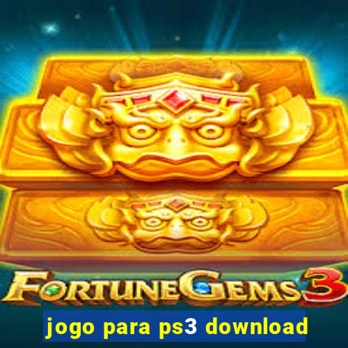 jogo para ps3 download