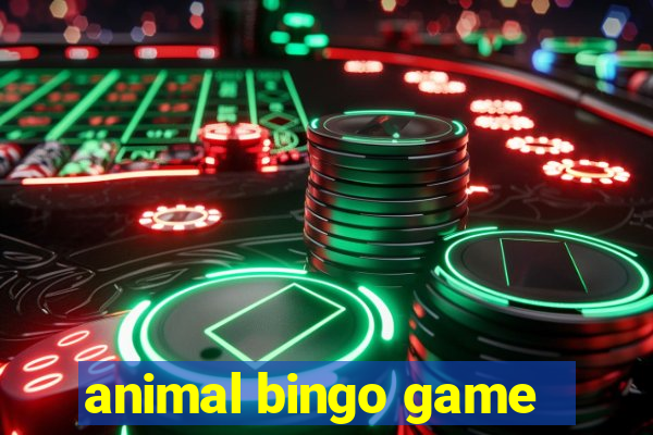 animal bingo game