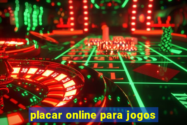 placar online para jogos