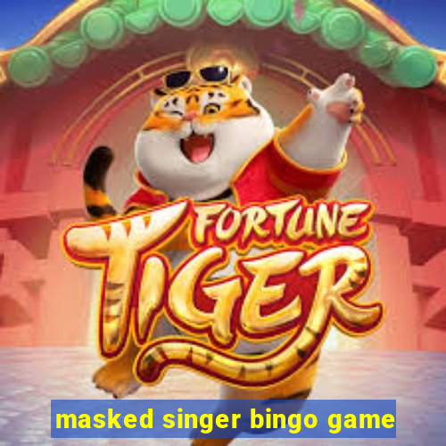 masked singer bingo game