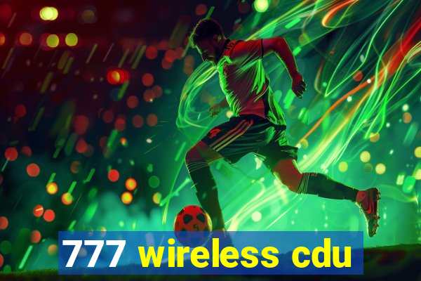 777 wireless cdu