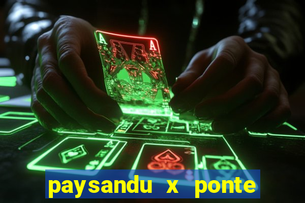 paysandu x ponte preta palpite