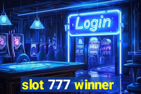 slot 777 winner