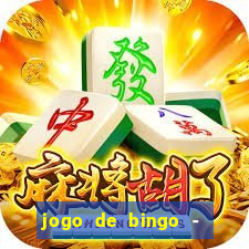 jogo de bingo - bingo ao vivo