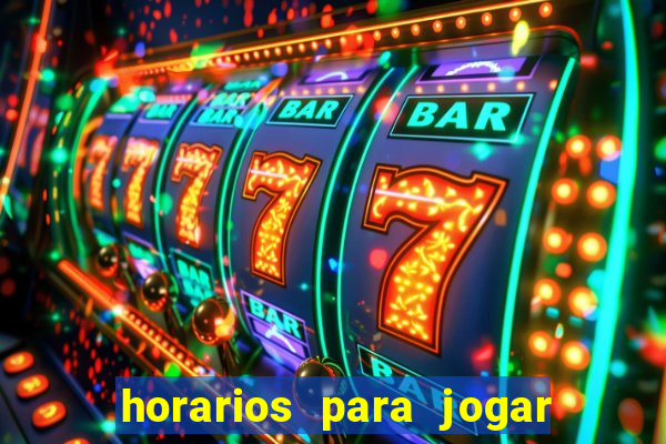 horarios para jogar fortune mouse