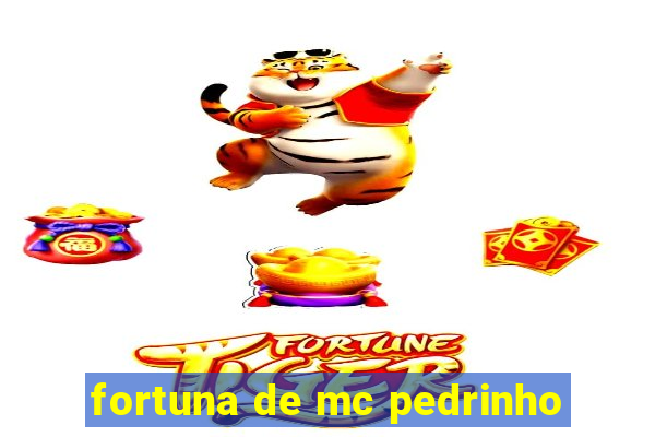 fortuna de mc pedrinho