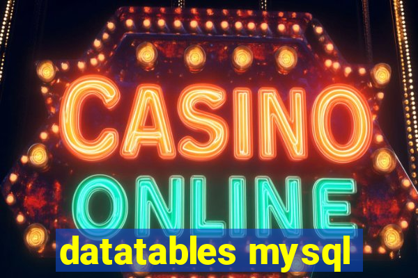 datatables mysql