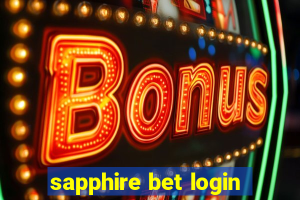 sapphire bet login