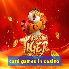 card games in casino