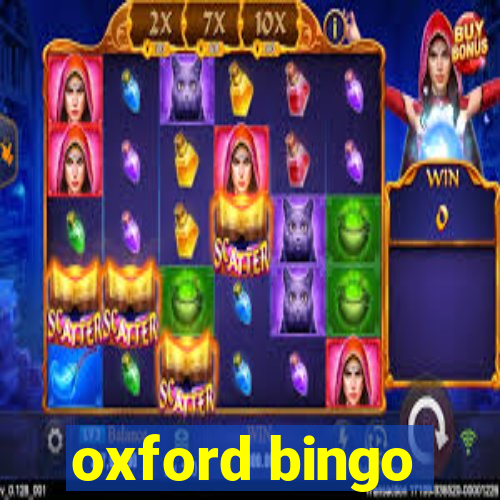 oxford bingo