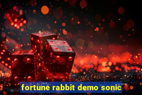 fortune rabbit demo sonic