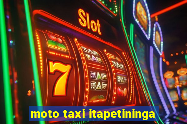 moto taxi itapetininga