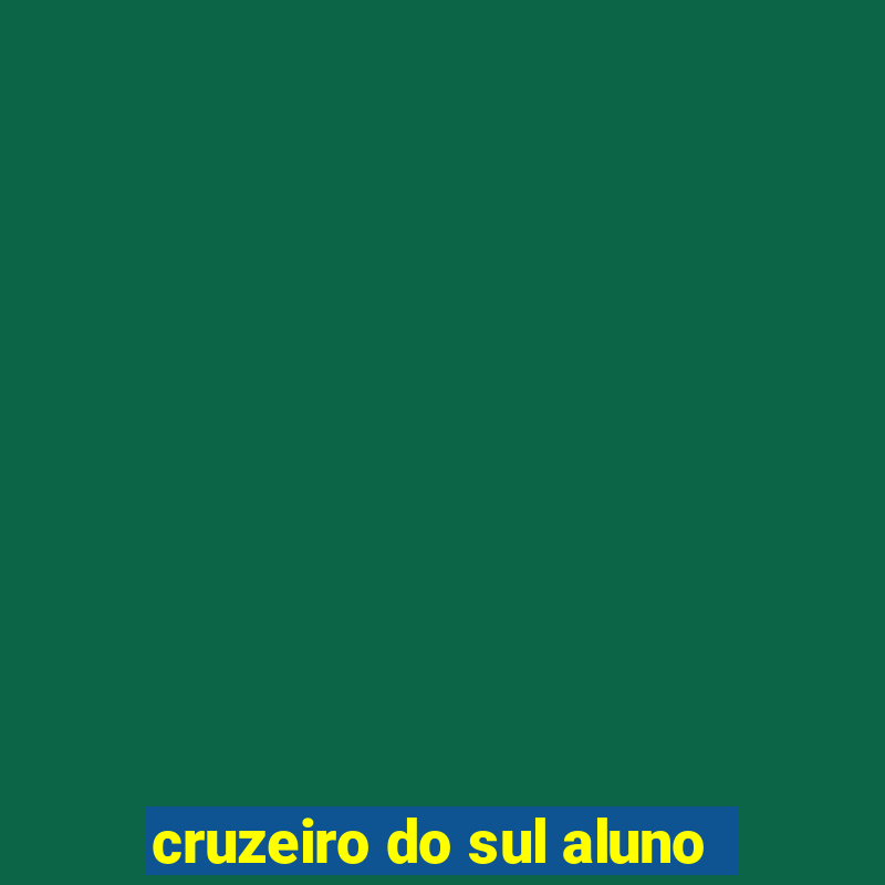 cruzeiro do sul aluno