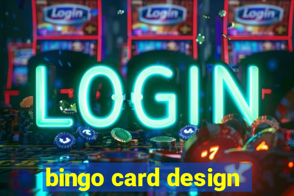 bingo card design