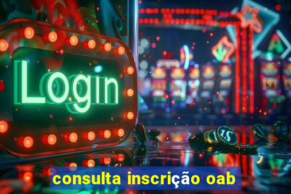 consulta inscrição oab