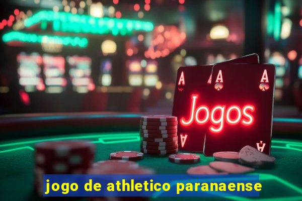 jogo de athletico paranaense