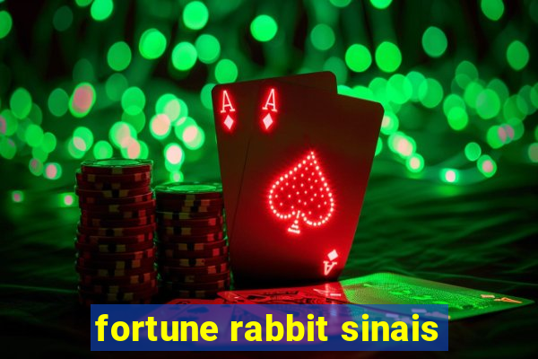 fortune rabbit sinais