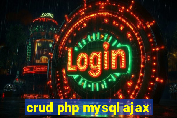 crud php mysql ajax