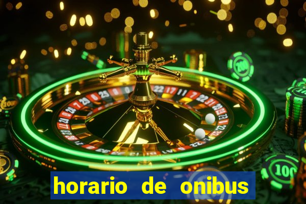 horario de onibus cruzeiro x cachoeira